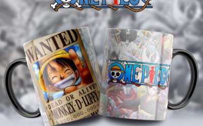 Taza One Piece – Luffy “Wanted”