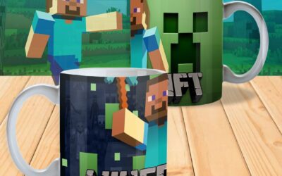 Taza Minecraft – Diseño Pixelado Gamer