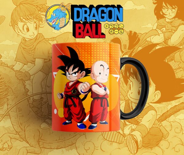 Taza de Dragon Ball Goku y Krillin
