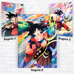 Poster 3D diseño de Dragon Ball Super 3 imágenes