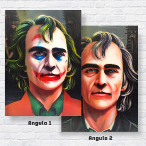 Poster 3D diseño de Joker con 2 imágenes