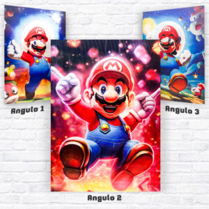 Poster 3D de Mario Bross 3 imagenes