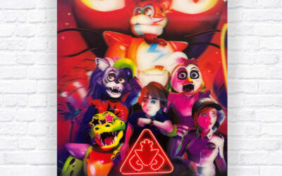 Poster 3D diseño de Five Nights at Freddy’s: Security Breach
