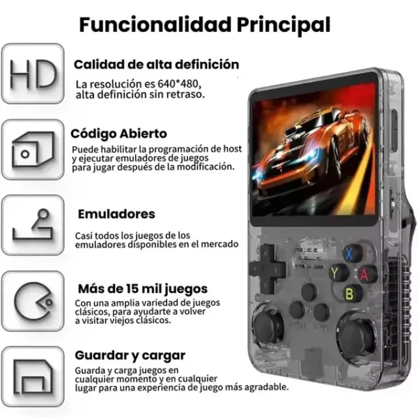 Consola Retro Portátil HD – 15.000 Juegos + Emuladores - Image 3
