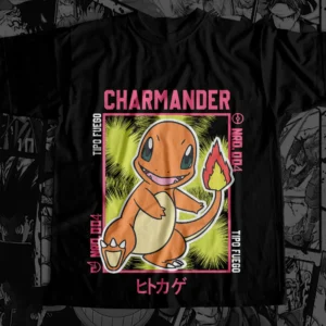 Remera Sublimada Anime - Pokémon Charmander