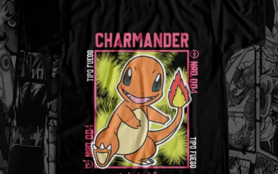 Remera Sublimada Anime – Pokémon Charmander