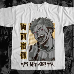 Remera Sublimada Anime – Sukuna (Jujutsu Kaisen)