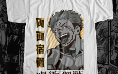 Remera Sublimada Anime – Sukuna (Jujutsu Kaisen)