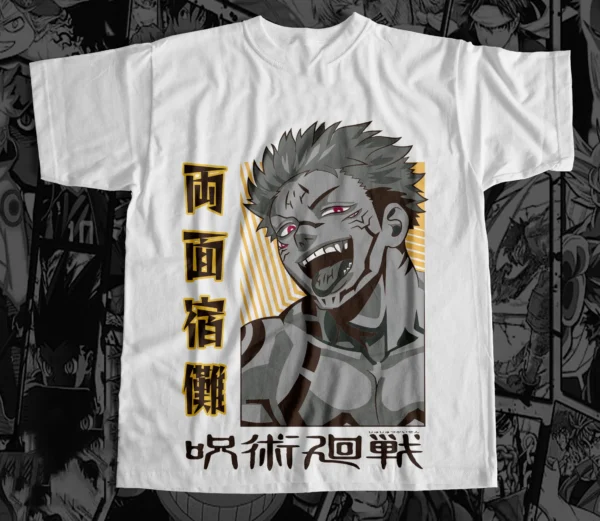 Remera Sublimada Anime – Sukuna (Jujutsu Kaisen)